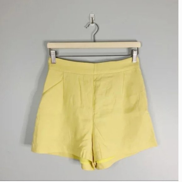 Frank and Oak Yellow Shorts - Picture 2 of 5